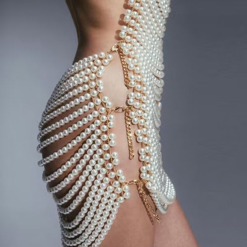 Vestido de fiesta con cuentas tipo halter para banquetes y espectáculos